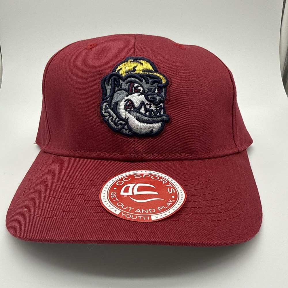 OC Sports MiLB Mahoning Valley Scrappers Youth Adjustable Hat Red Baseball Cap